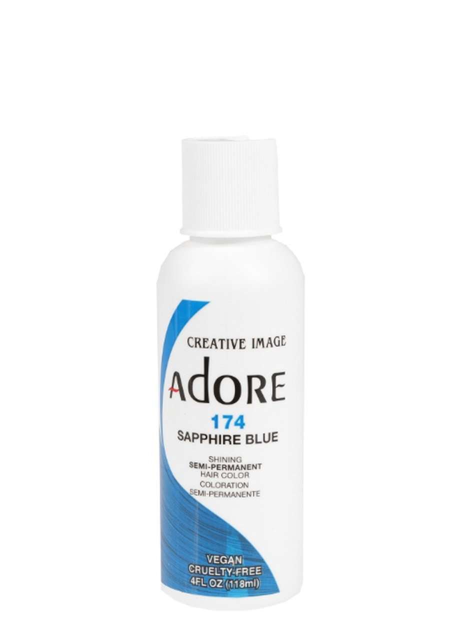 Adore Semi-Permanent Hair Color - 174 Sapphire Blue - Deluxe Beauty Supply