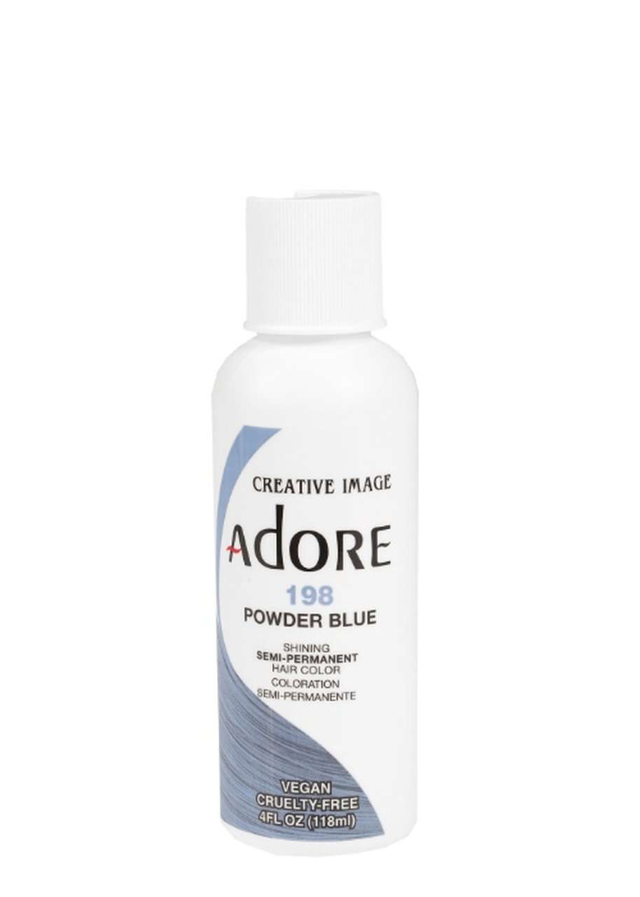 Adore Semi-Permanent Hair Color - 198 Powder Blue - Deluxe Beauty Supply