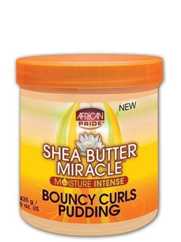 African Pride Shea Butter Miracle Bouncy Curls Pudding 15oz - Deluxe Beauty Supply