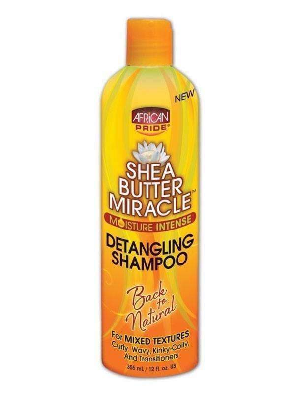 African Pride Shea Butter Miracle Detangling Shampoo 12oz - Deluxe Beauty Supply