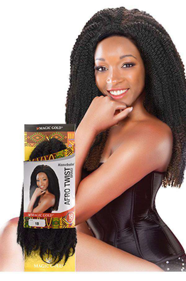 Magic Gold Synthetic Hair Afro Twist Braid - Deluxe Beauty Supply