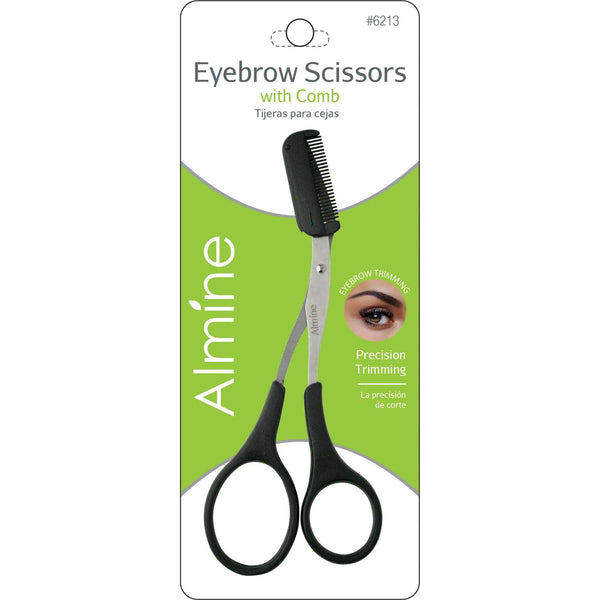 Almine Eyebrow Scissors w/ Comb #6213
