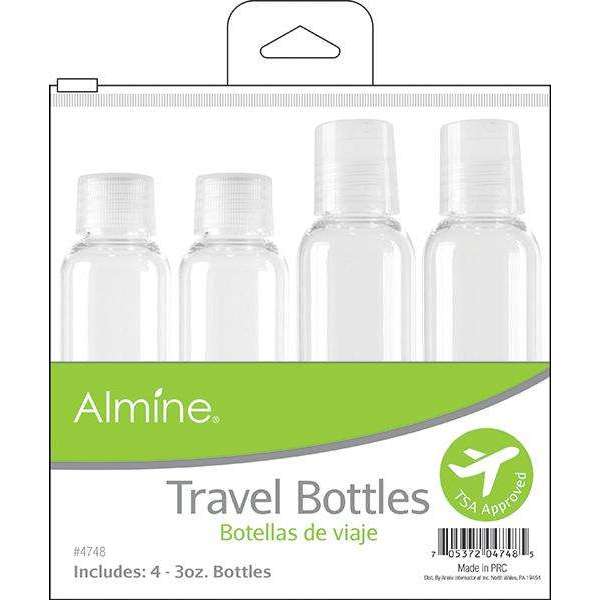 Almine Travel Bottles in Pouch 3oz #4748