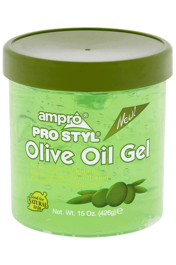 Ampro Pro Styl Olive Oil Gel 15oz - Deluxe Beauty Supply