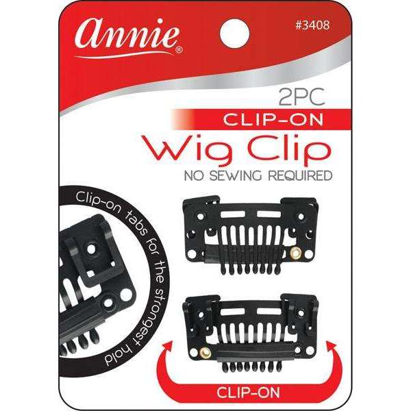 Annie 2pc Clip On Wig Clip #3408
