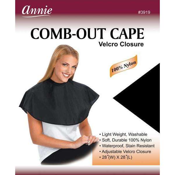 Annie Comb-Out Cape w/ Velcro Closure #3919
