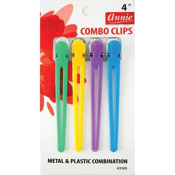Annie Combo Clips Asst 4pcs #3185