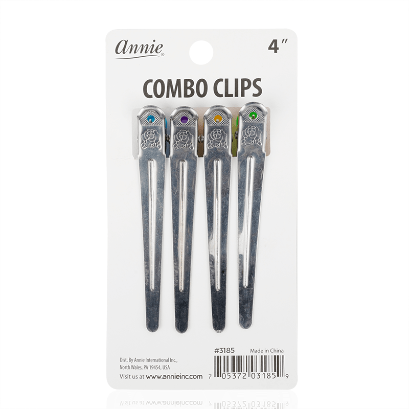 Annie Combo Clips Asst 4pcs #3185