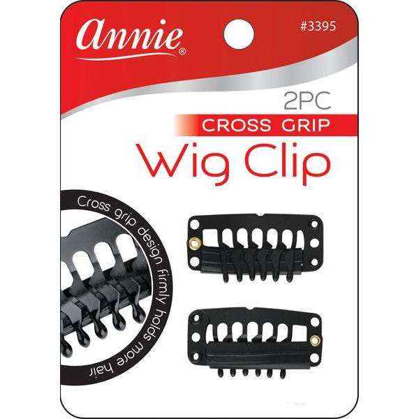 Annie 2pc Cross Grip Wig Clip #3395