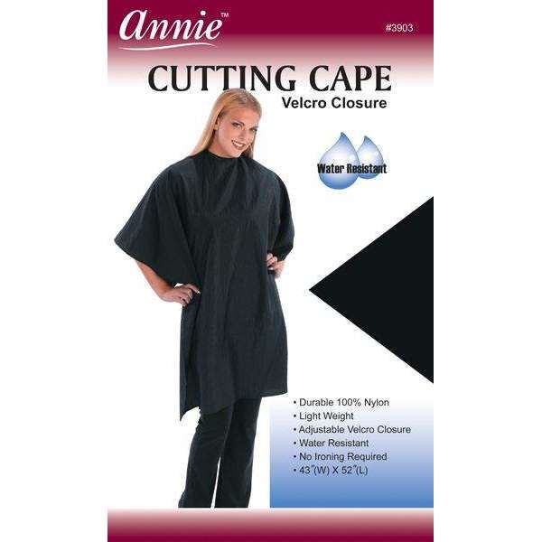 Annie Cutting Cape #3903 - Black