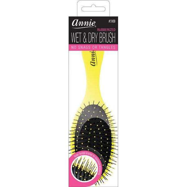 Annie Detangler Wet & Dry Brush Yellow #2469