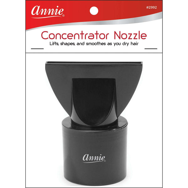 Annie Hair Dryer Concentrator Nozzle Black #2992