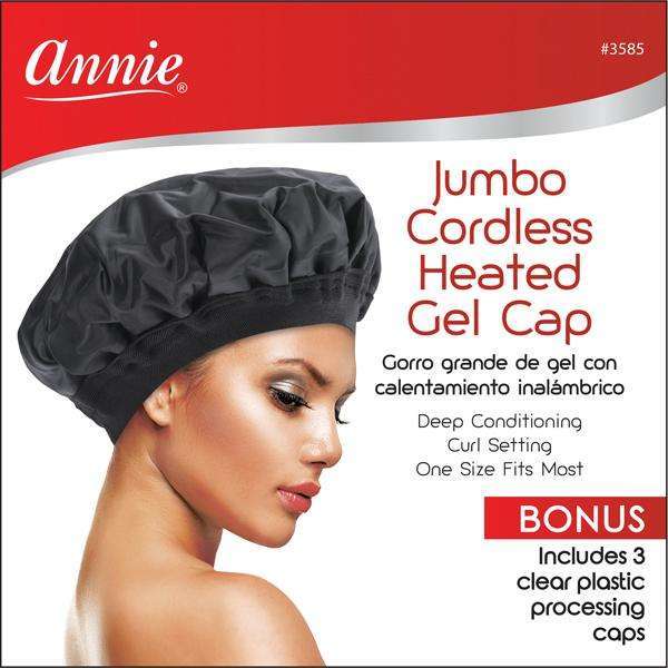 Annie Jumbo Cordless Heated Gel Cap #3585