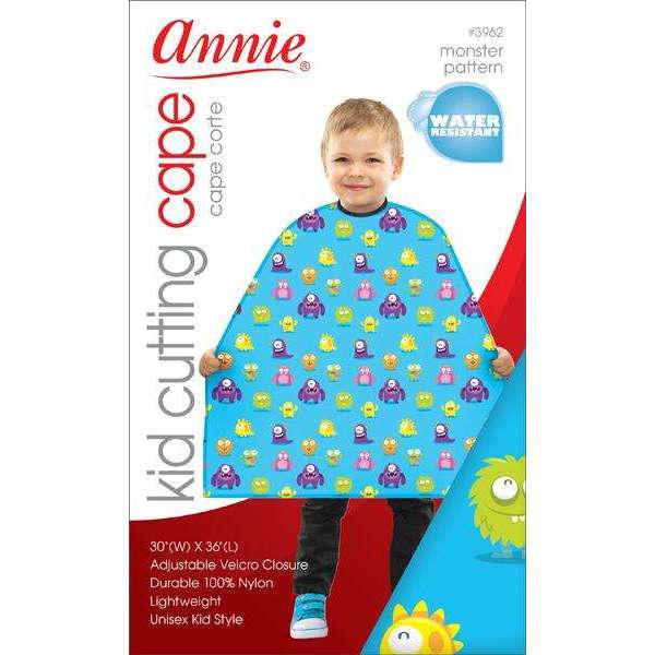Annie Kid Cutting Cape #3962 Monster Pattern