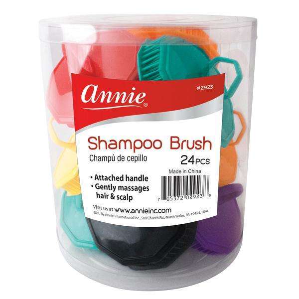 Annie Scalp Massage Shampoo Brush #2923 - Assorted 24pk
