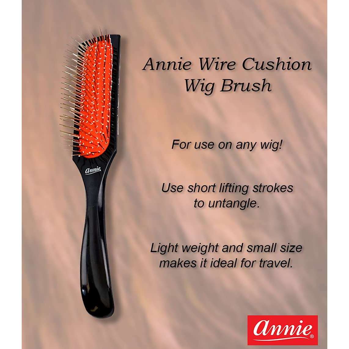 Annie Wire Cushion Wig Brush #2105