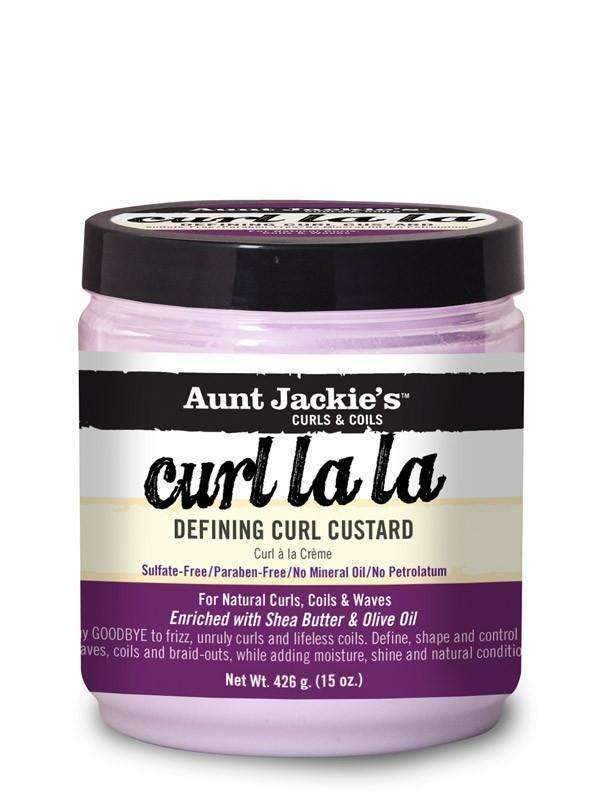 Aunt Jackie's Curls & Coils "Curl La La" Defining Curl Custard 15oz - Deluxe Beauty Supply