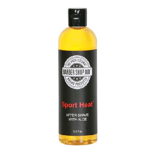 Barber Shop Aid Sport Heat  Aftershave W/ Aloe