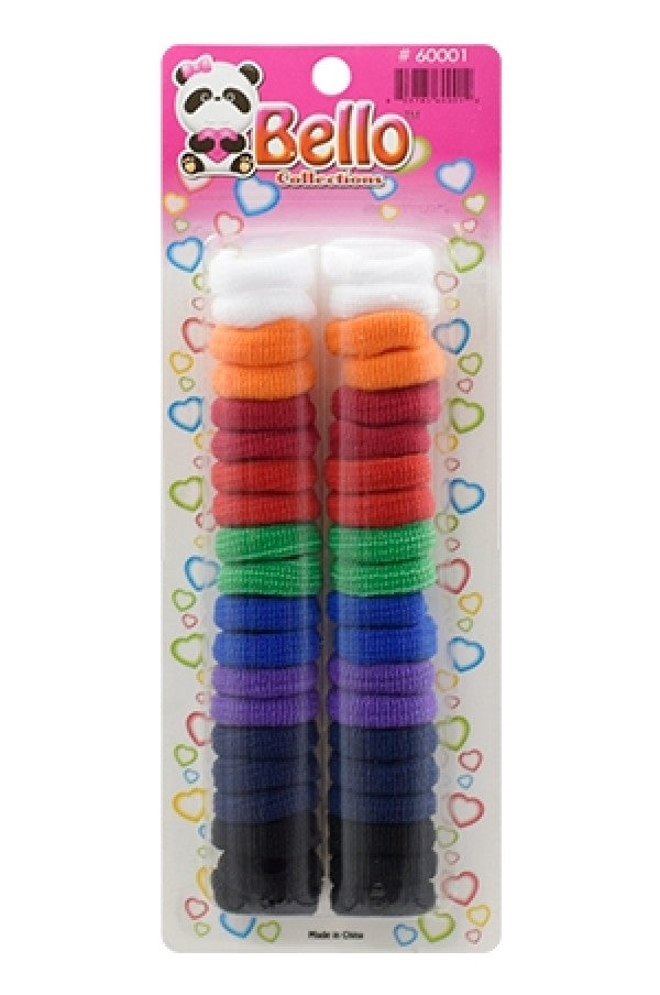 Bello O-Ring Ponytailers - Assorted #60001