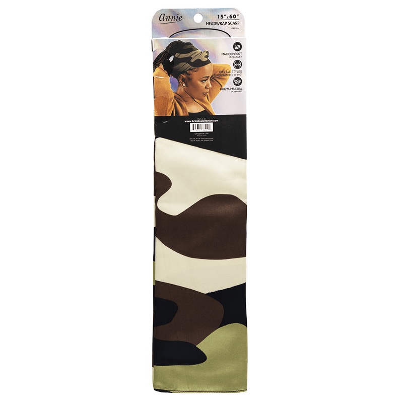 Broadus Collection Headwrap Scarf - Camo