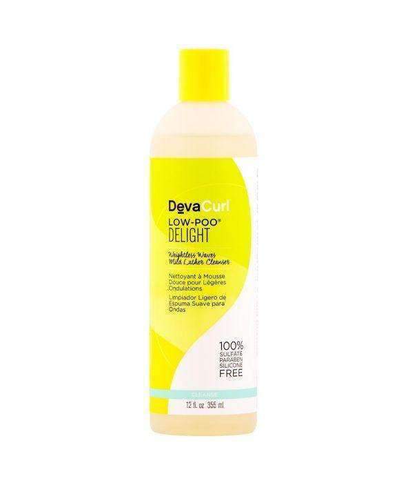 DevaCurl Low-Poo Delight Weightless Waves Mild Lather Cleanser 12oz - Deluxe Beauty Supply