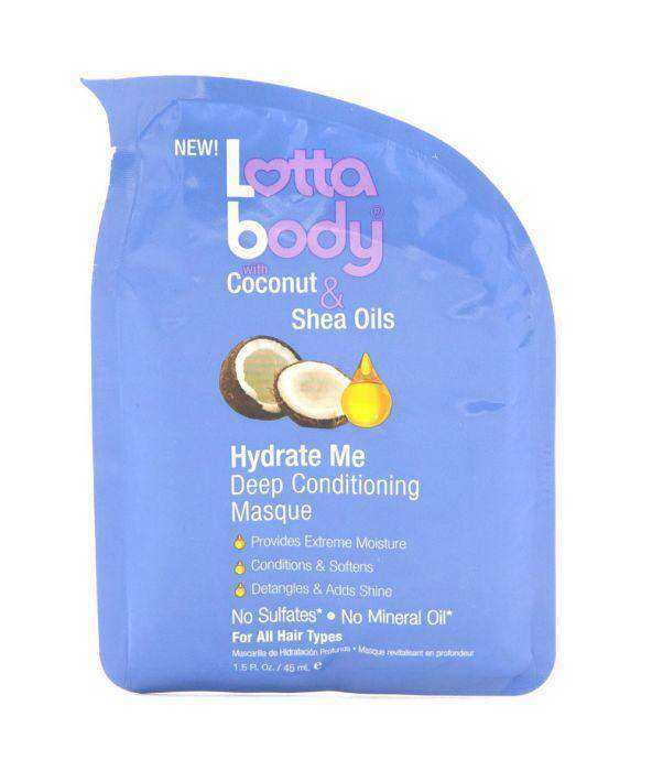 Lottabody Coconut & Shea Oils Hydrate Me Deep Conditioning Masque - Deluxe Beauty Supply