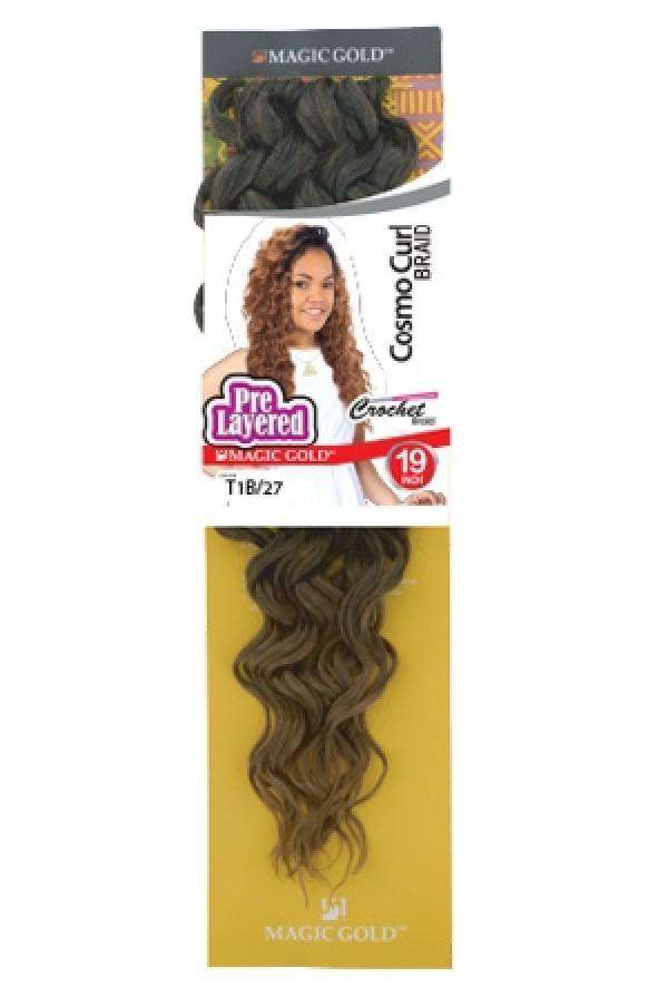 Magic Gold Pre Layered Cosmo Curl Braid 19" - Deluxe Beauty Supply