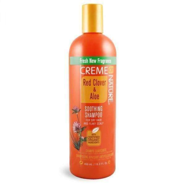 Creme Of Nature Red Clover & Aloe Soothing Shampoo 15oz - Deluxe Beauty Supply
