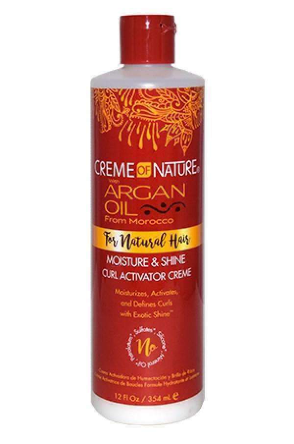 Creme Of Nature Moisture & Shine Curl Activator Creme 12oz - Deluxe Beauty Supply
