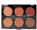 Beauty Treats Contour Collection Face Powder Palette - Dark - Deluxe Beauty Supply