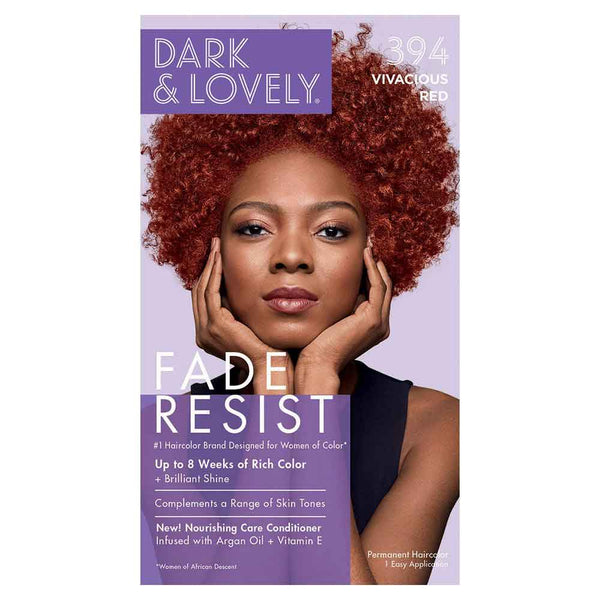 Dark & Lovely Fade Resist Rich Conditioning Hair Color - 394 Vivacious Red