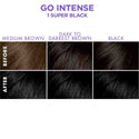 Dark & Lovely Go Intense Ultra Vibrant Hair Color - 1 Super Black