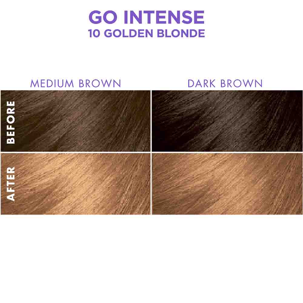 Dark & Lovely Go Intense Ultra Vibrant Hair Color - 10 Golden Blonde