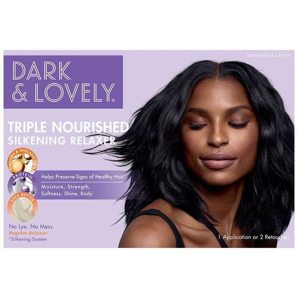 Dark & Lovely Triple Nourished Silkening No-Lye Relaxer - Relaxer - Deluxe Beauty Supply