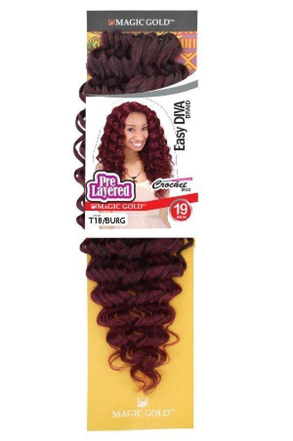 Magic Gold Pre Layered Easy Diva Braid 19" - Deluxe Beauty Supply
