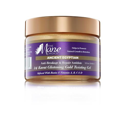 The Mane Choice Ancient Egyptian Anti-Breakage & Repair Antidote 24 Karat Glistening Gold Twisting Gel - Deluxe Beauty Supply