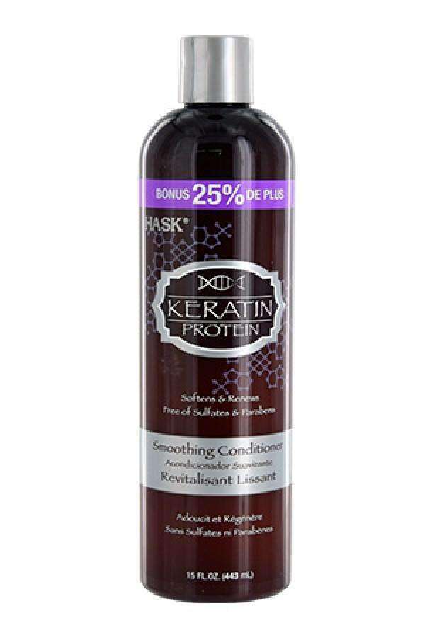 Hask Smoothing Conditioner-Keratin Protein 15 oz - Deluxe Beauty Supply