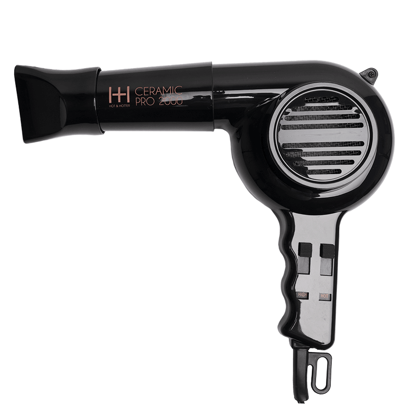 Hot & Hotter Ceramic Pro-2000 Dryer Black #5855