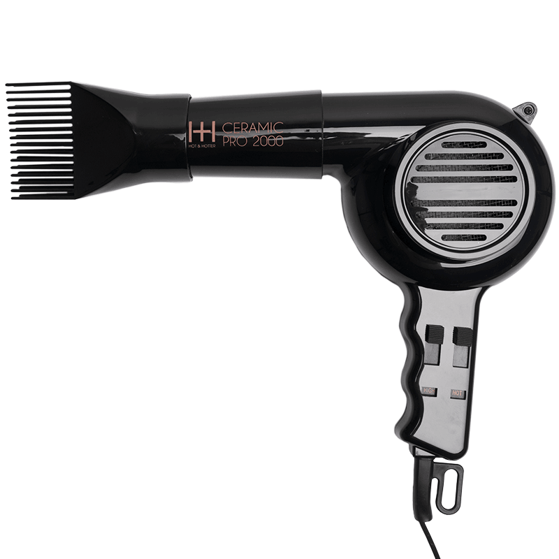 Hot & Hotter Ceramic Pro-2000 Dryer Black #5855