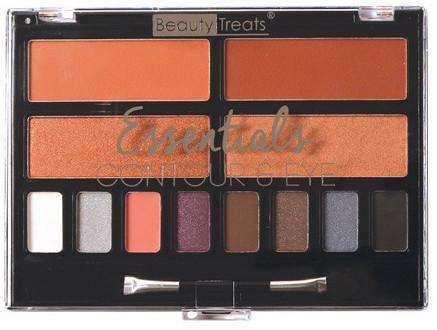 Beauty Treats Essentials Contour & Eye Palette #410 - Light - Deluxe Beauty Supply