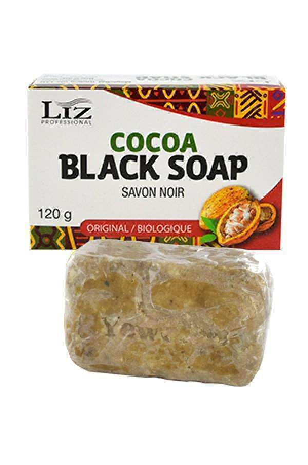 Liz Professional Cocoa Black Soap - Deluxe Beauty Supply