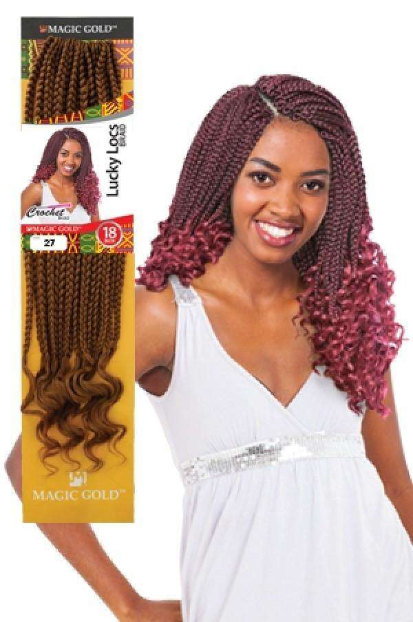 Magic Gold Synthetic Crochet Braid Lucky Locs 18" - Deluxe Beauty Supply
