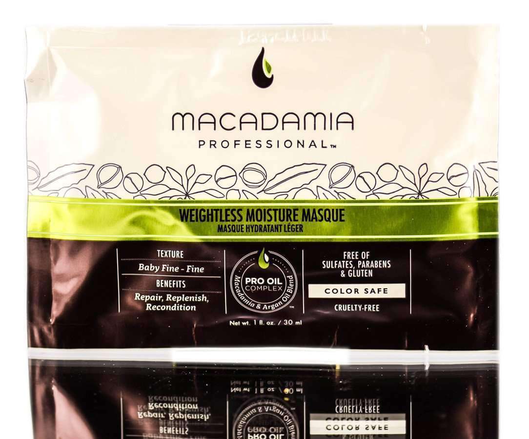 Macadamia Professional Weightless Moisture Masque Packette - Deluxe Beauty Supply