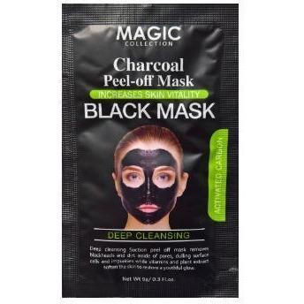 Magic Collection Charcoal Peel Off Black Mask Packette - Deluxe Beauty Supply