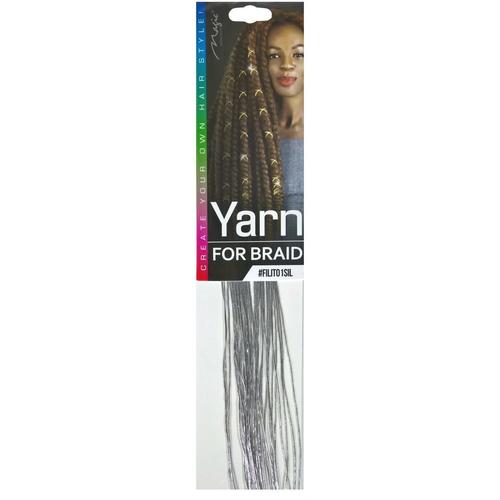 Magic Collection Yarn String For Braids #FILIT05SIL - Deluxe Beauty Supply