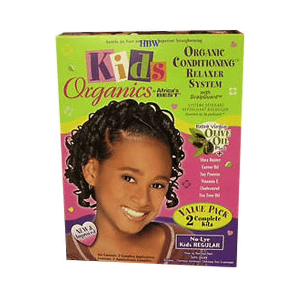 Africa's Best Organic Kids No Lye Relaxer Value Pack - Regular - Deluxe Beauty Supply