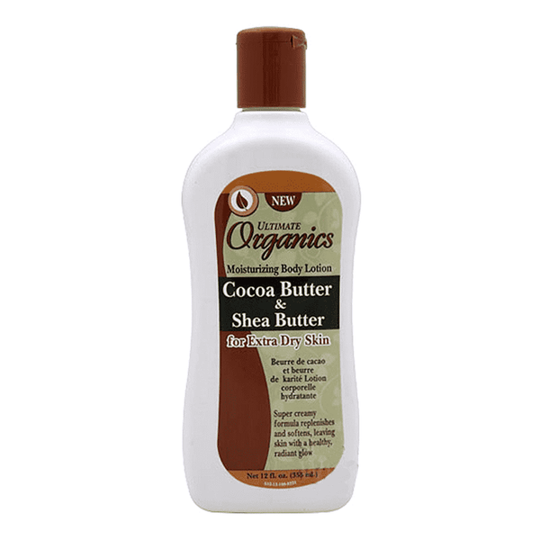 Africa's Best Ultimate Organics Cocoa Butter & Shea Butter Moisturizing Body Lotion - Deluxe Beauty Supply