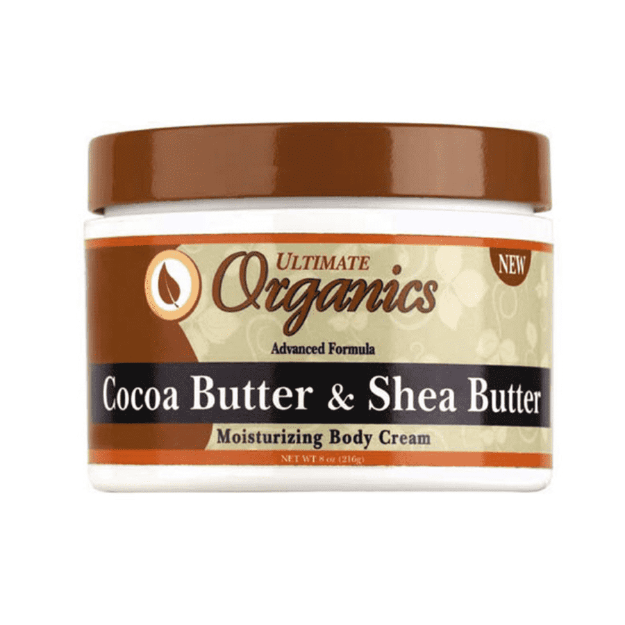 Africa's Best Ultimate Organics Cocoa Butter & Shea Butter Moisturizing Body Cream - Deluxe Beauty Supply