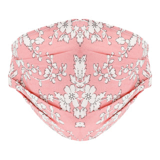 KIM & C Fashion Flower Patterned Mask (Coral) - Deluxe Beauty Supply