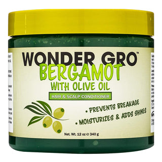 Wonder Gro Bergamot with Olive Oil Hair & Scalp Conditioner - Deluxe Beauty Supply